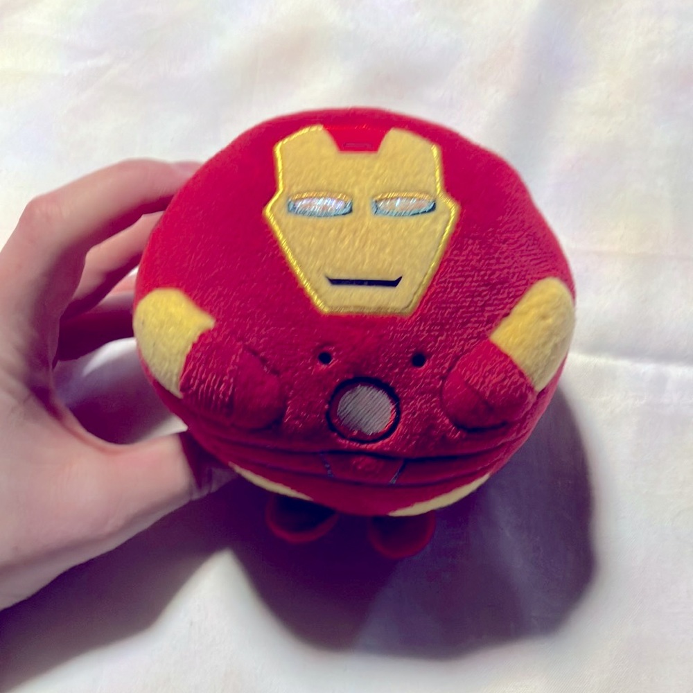 TY Marvel Officially Licensed Iron Man Avengers small bean bag ball plush